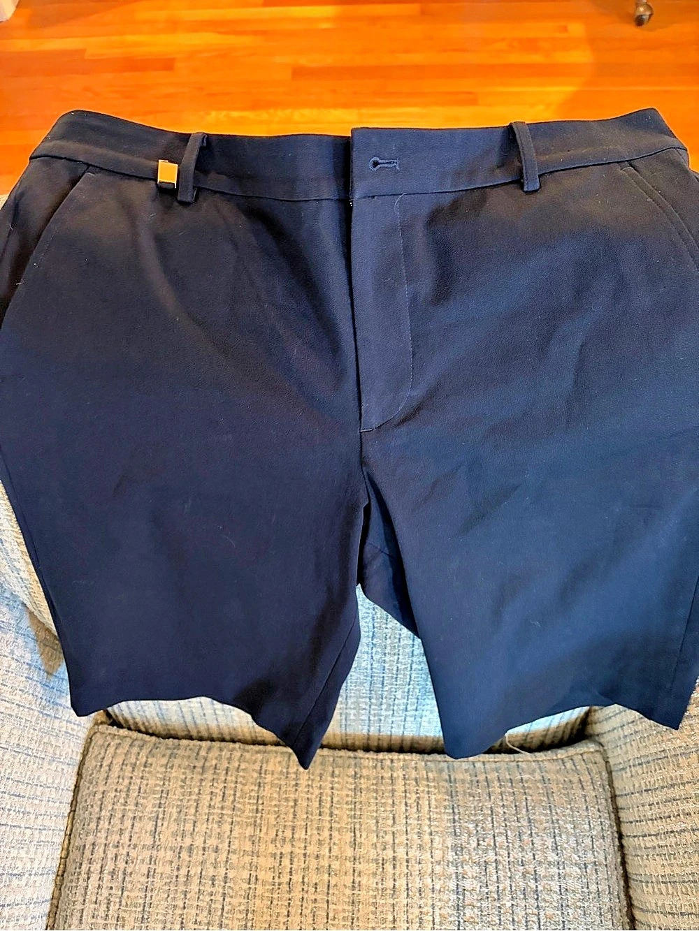 Lauren Ralph Lauren Women’s Flat Front Shorts in Navy Blue Like New